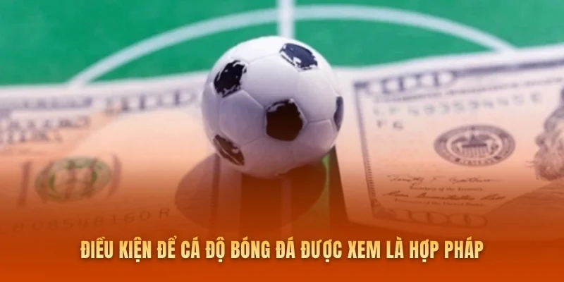 Điều kiện để cá độ bóng đá được xem là hợp pháp